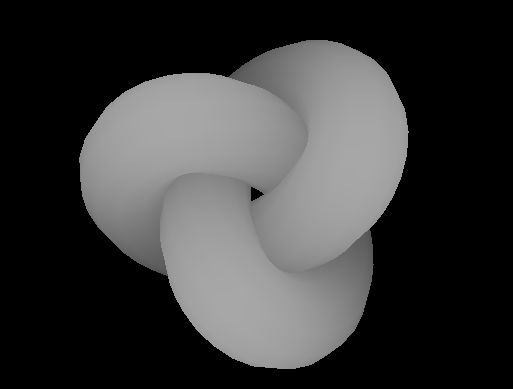 Image 3D d'un oeud Gordien
