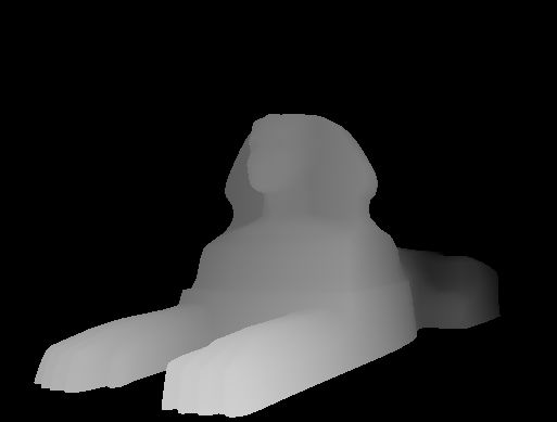 Image 3D du sphinx Egyptien