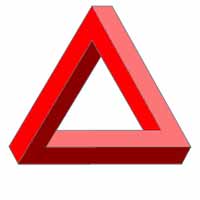 Illusion d'optique artistique - Le Triangle impossible !?