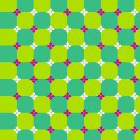 Illusion d'optique d'ondulations