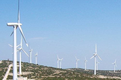 Parc éolien dans l'Aude