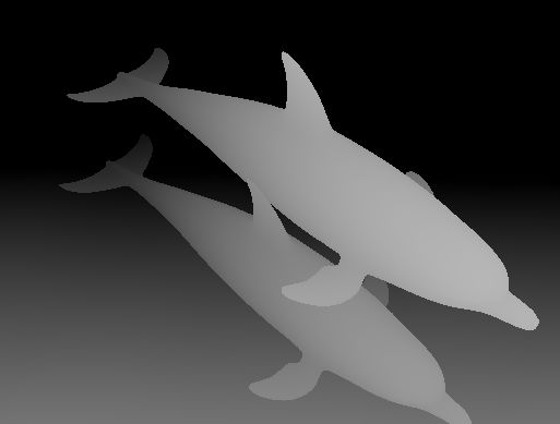 Image 3D de dauphins