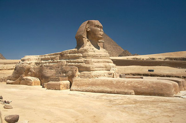 Sphinx de Gizeh en Egypte